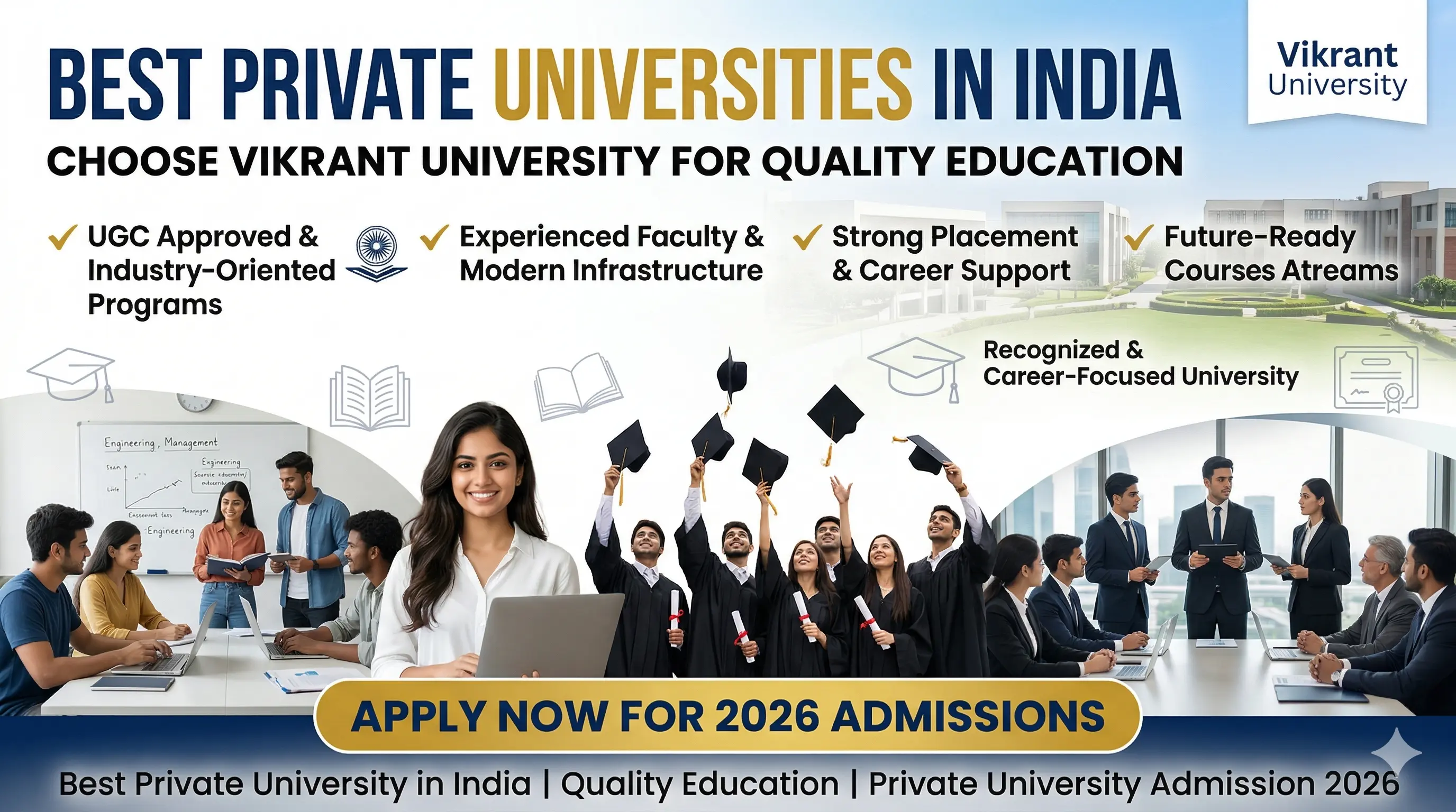 Best Private Universities in India – Choose Vikrant University for Quality Education