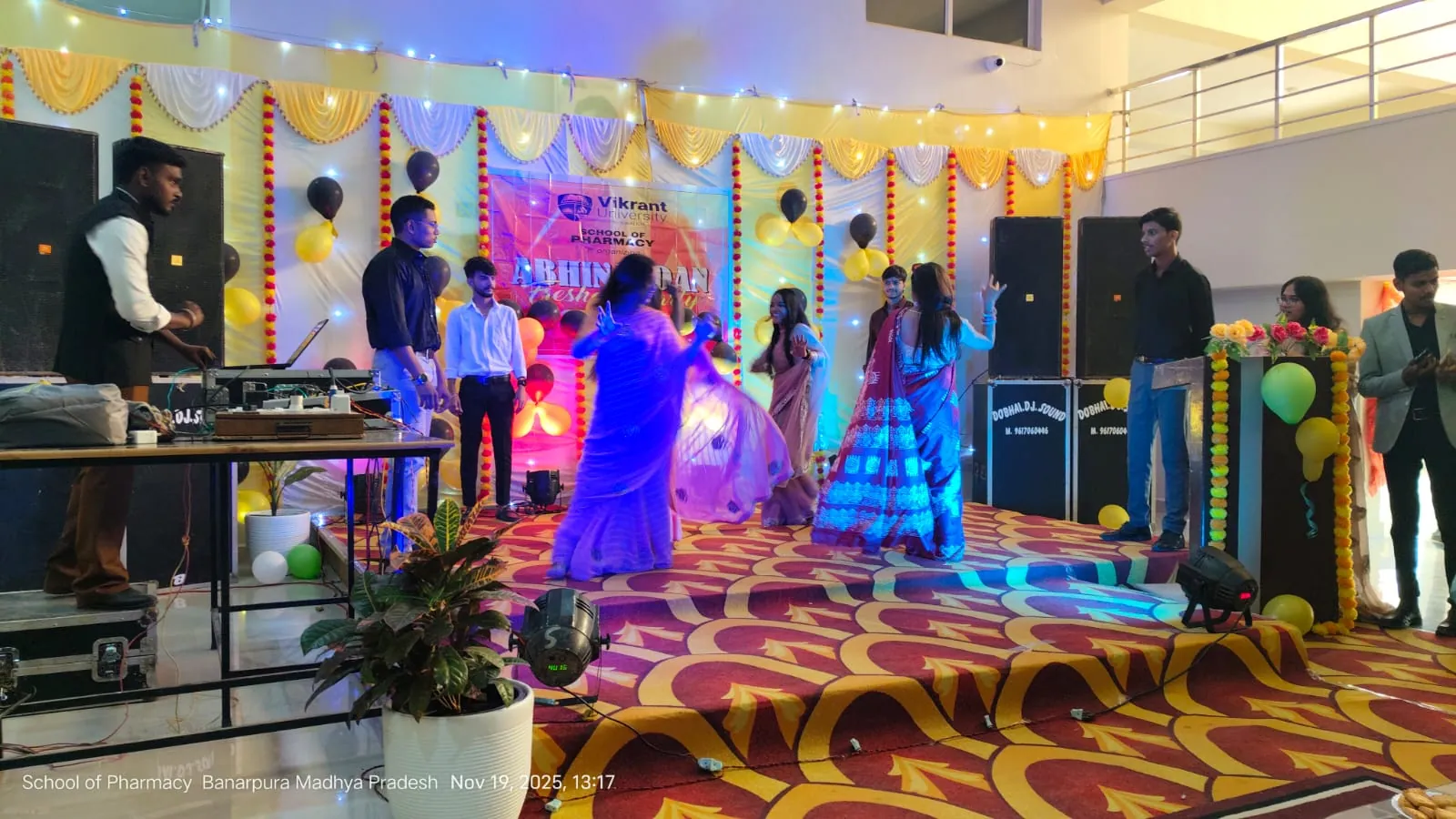 A Thrilling Freshers Welcome Abhinandan 2025 at Vikrant University