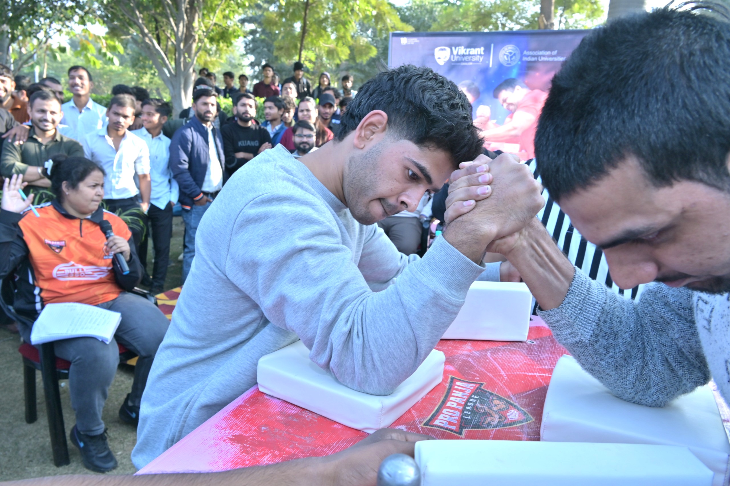Vikrant University Organises Arm Wrestling Selection Trial for National University Games 2025–26