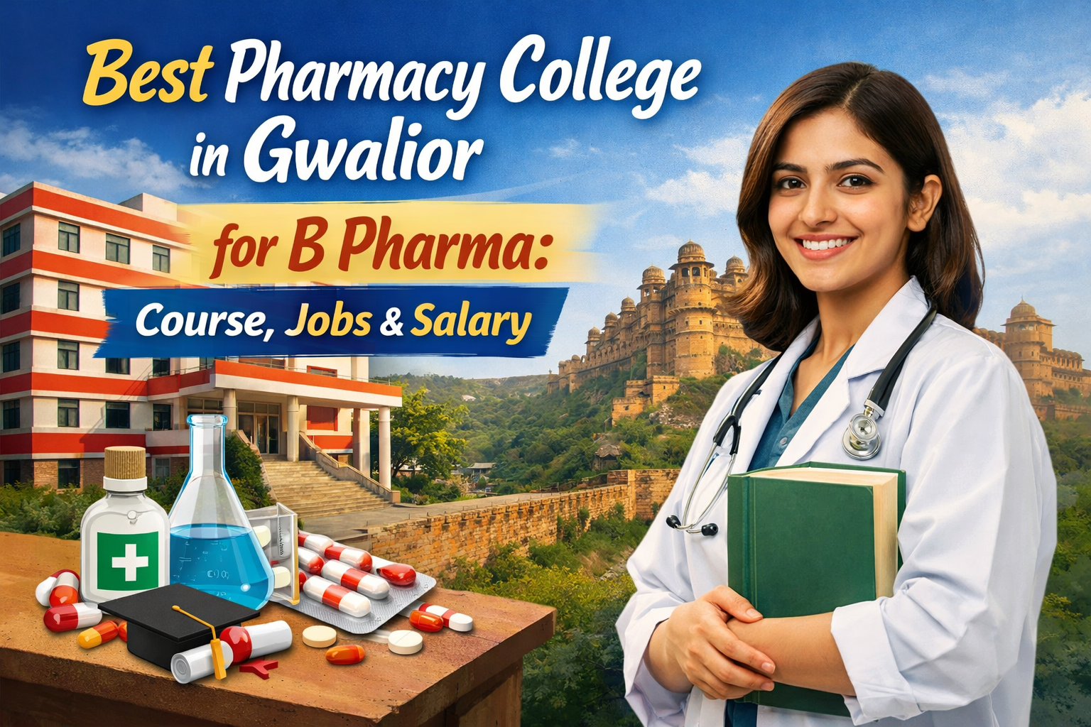 Best Pharmacy College in Gwalior for B Pharma: Course, Jobs & Salary