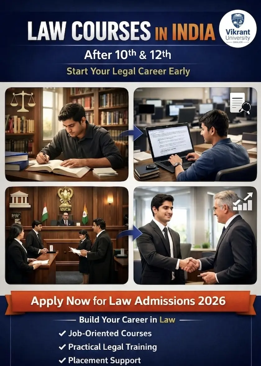 Law Courses in India - Vikrant University
