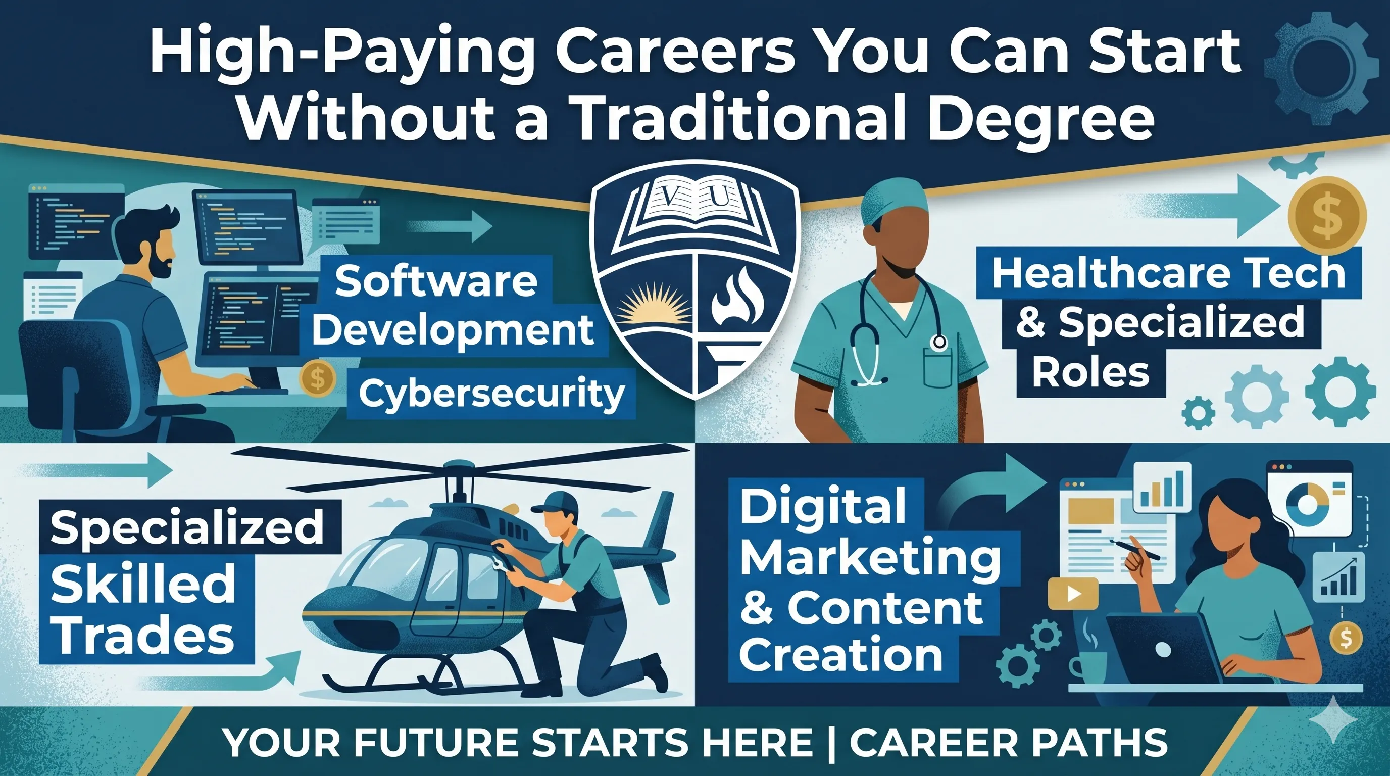 Highly Paid Jobs You Can Join Without Attending College