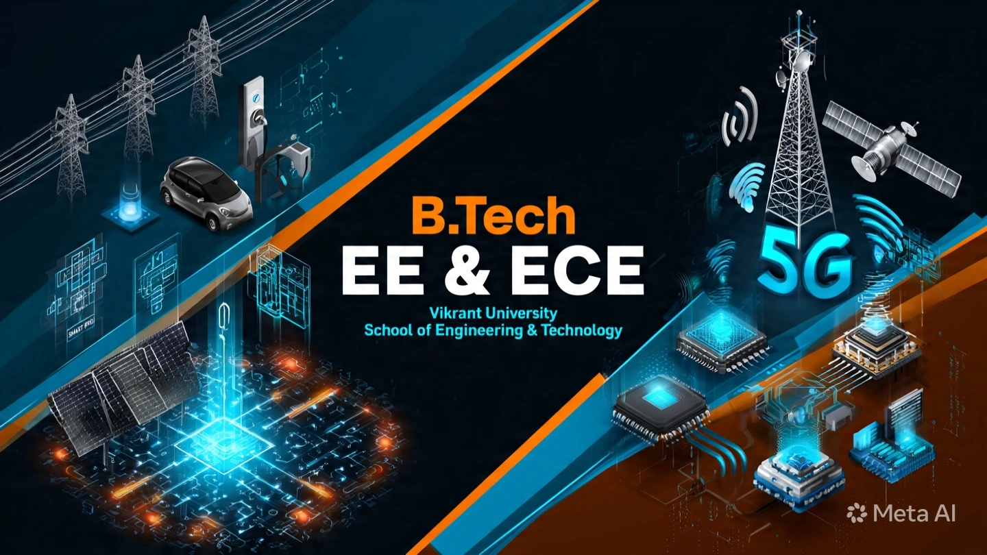 B.Tech in Electronics & Communication Engineering (ECE) and Electrical Engineering (EE) Overview: Building the Technologies That Power and Connect the World