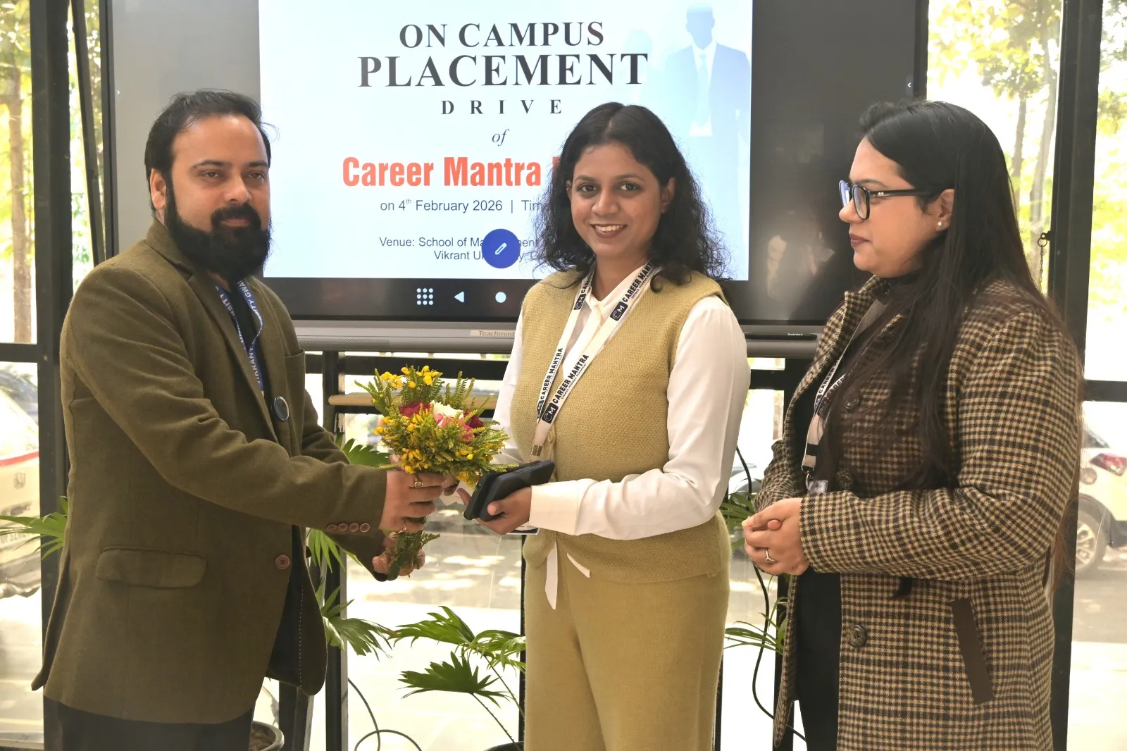 A Proud Achievement: Vikrant University Students Selected at Career Mantra Pvt. Ltd.