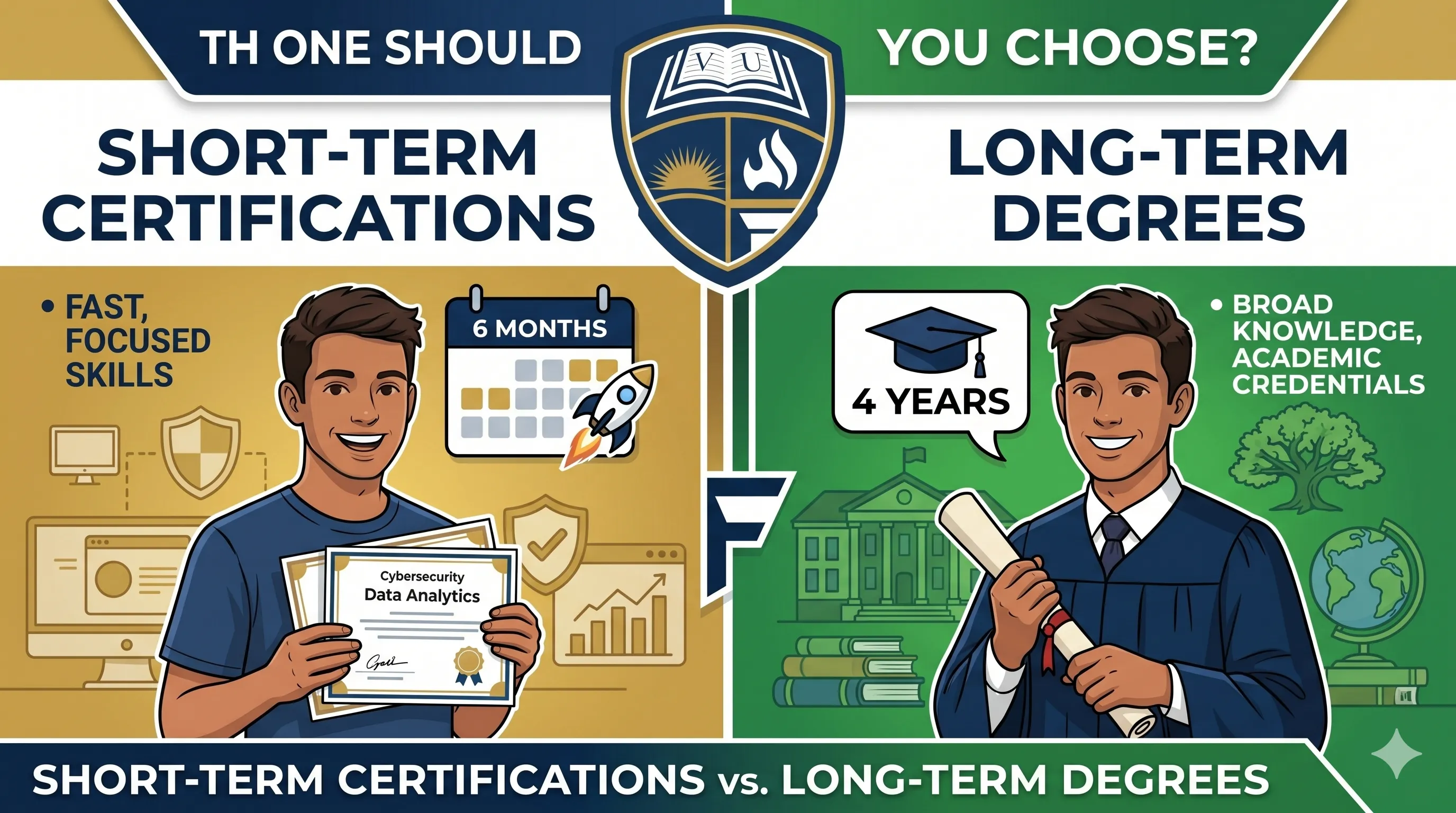 Short-Term Certifications vs Long-Term Degrees