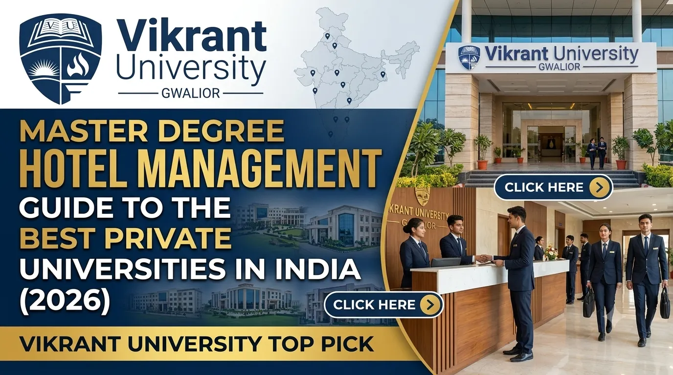 Master in Hotel Management 2026: Best Private Universities in India