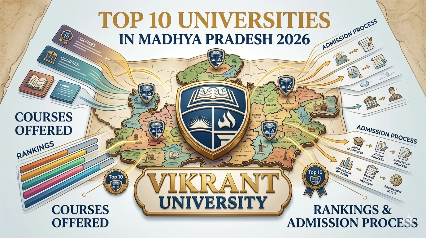 Top 10 Universities in Madhya Pradesh 2026: Courses Offered, Rankings & Admission Process