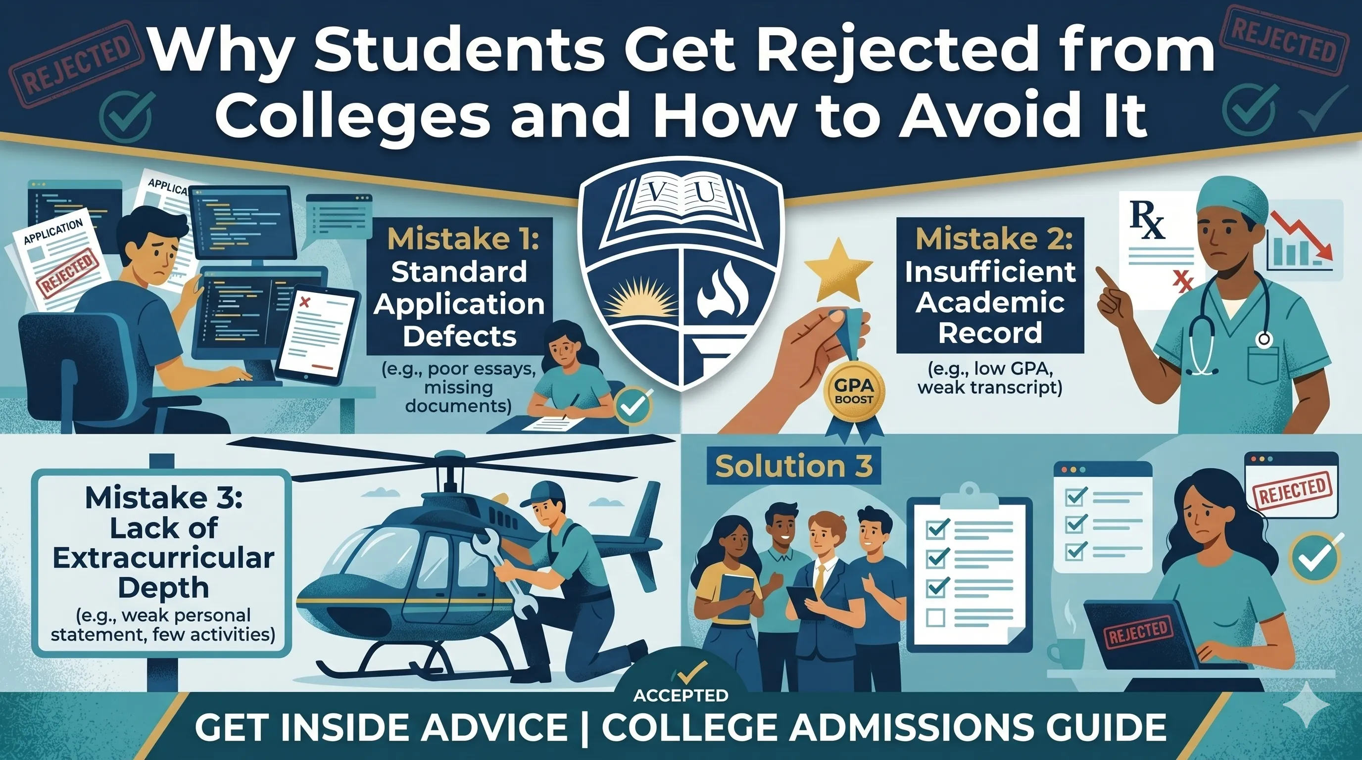 Why Students Get Rejected from Colleges and How to Avoid It