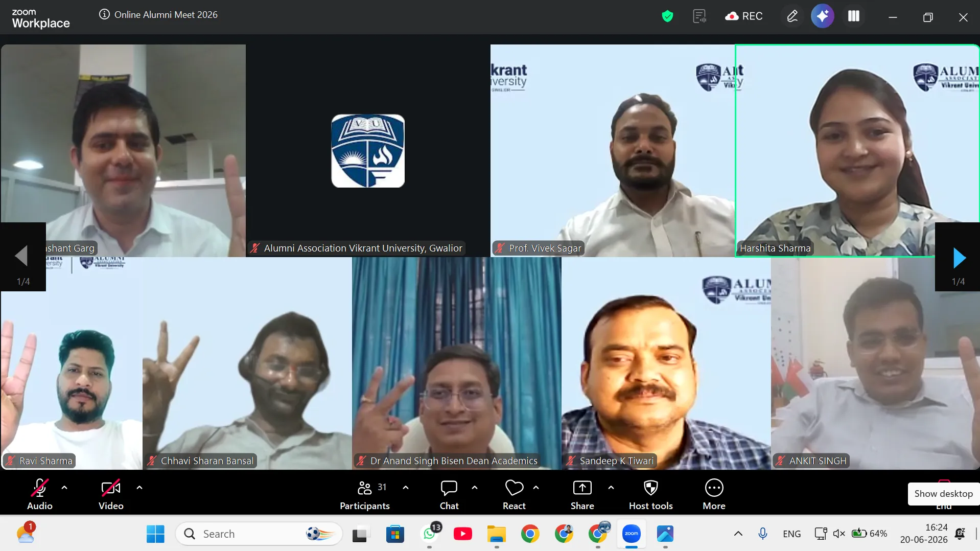 Online Alumni Meet 20th July, 2026 7