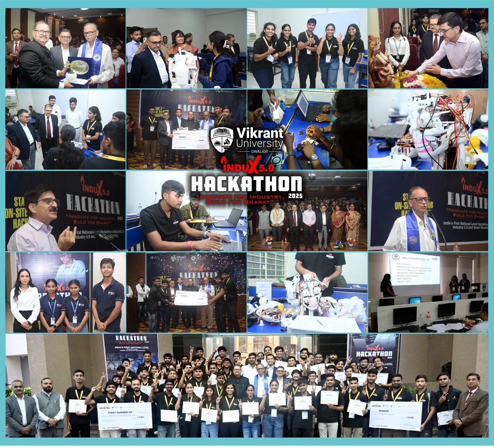 Glimpse of InduX 5.0 National Hackathon