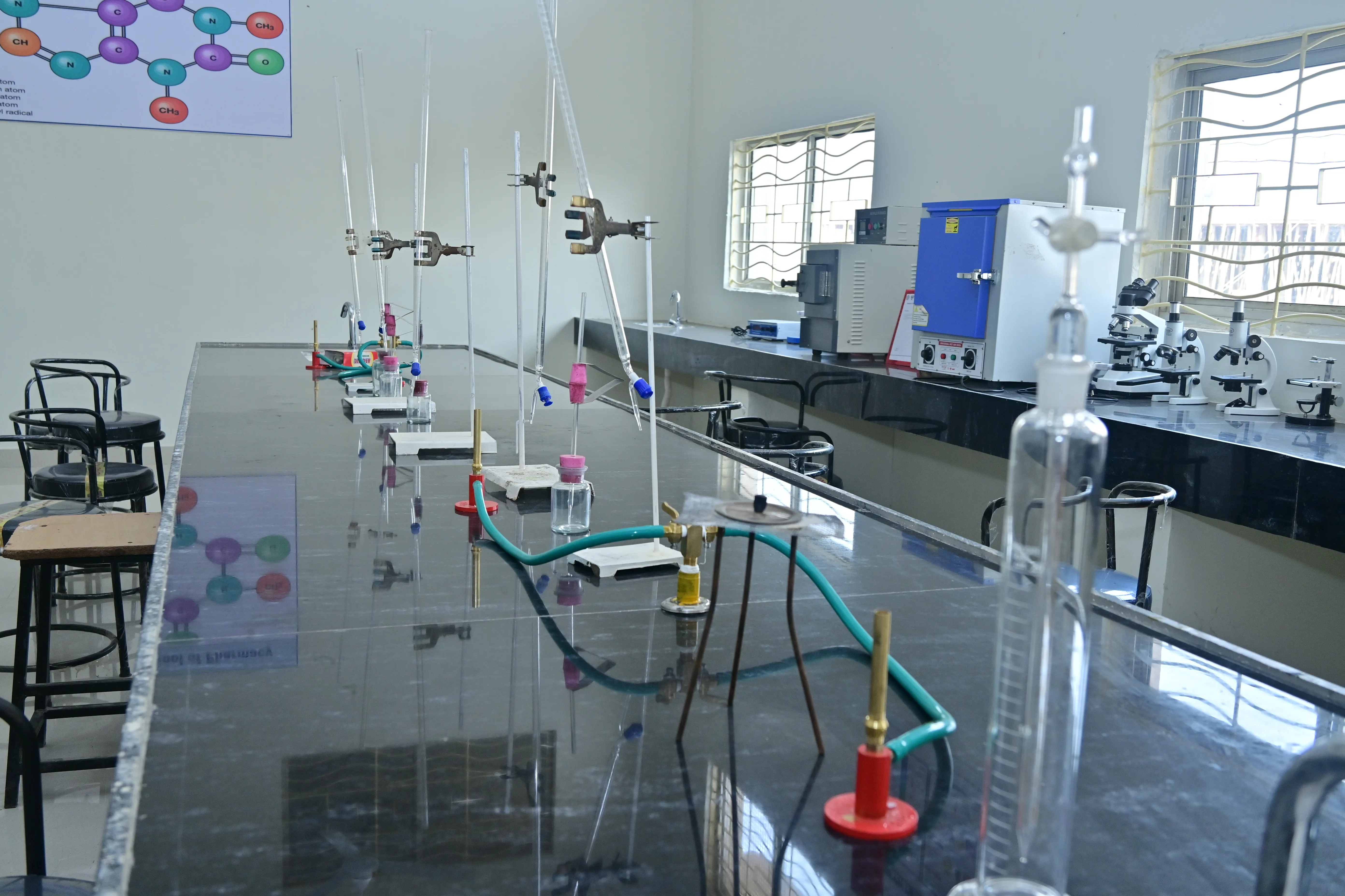 machines in pharmacy lab