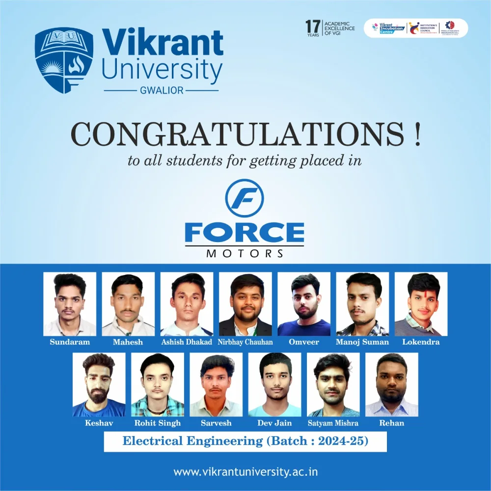 Force motors placement electrical