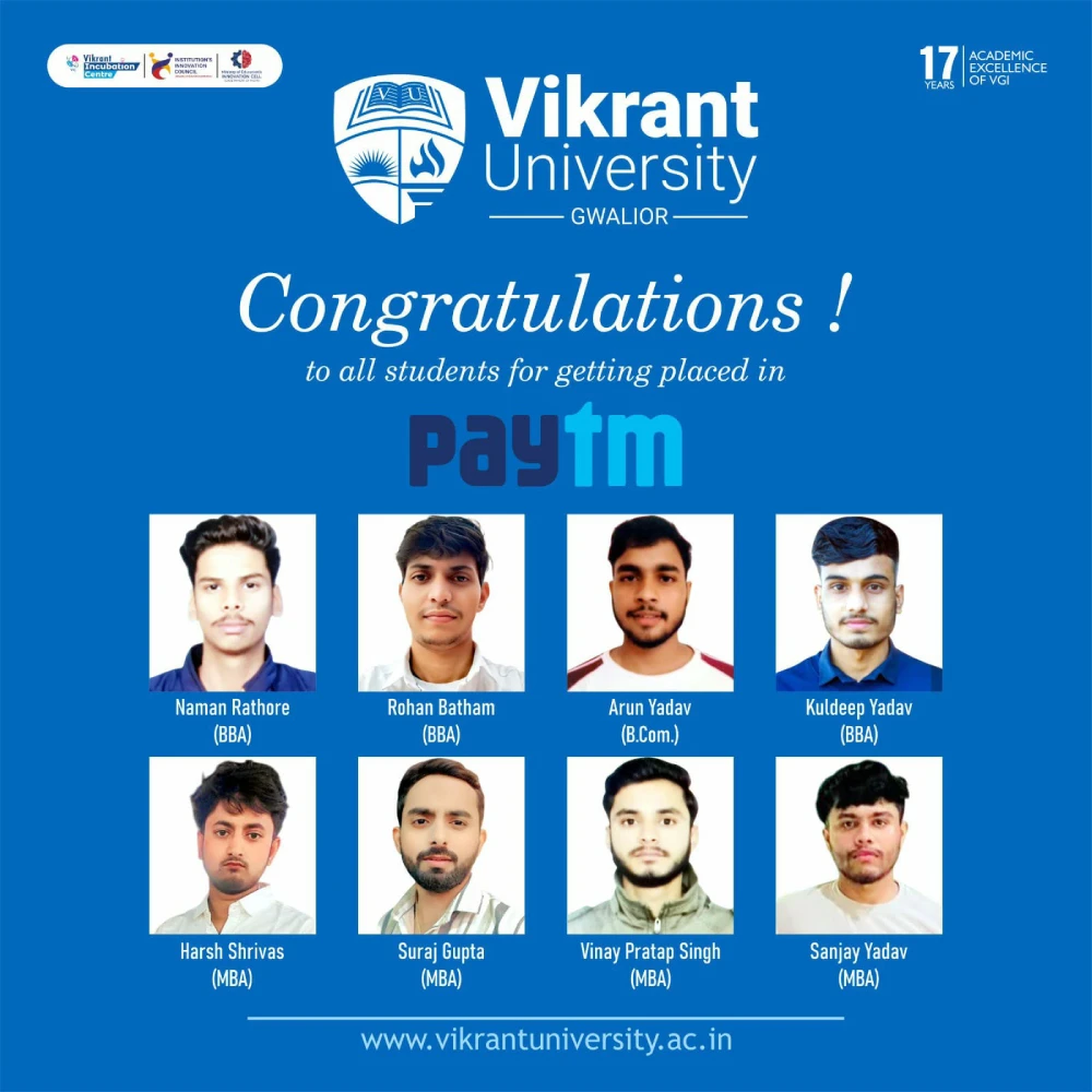Placement in Paytm vu