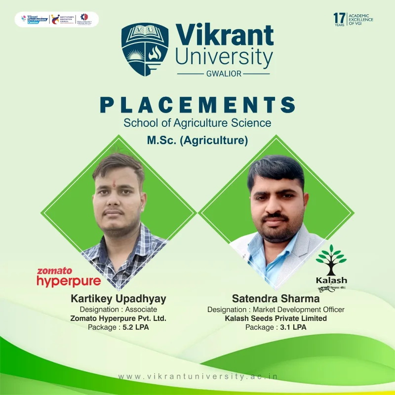 School of agriculture placements 2025