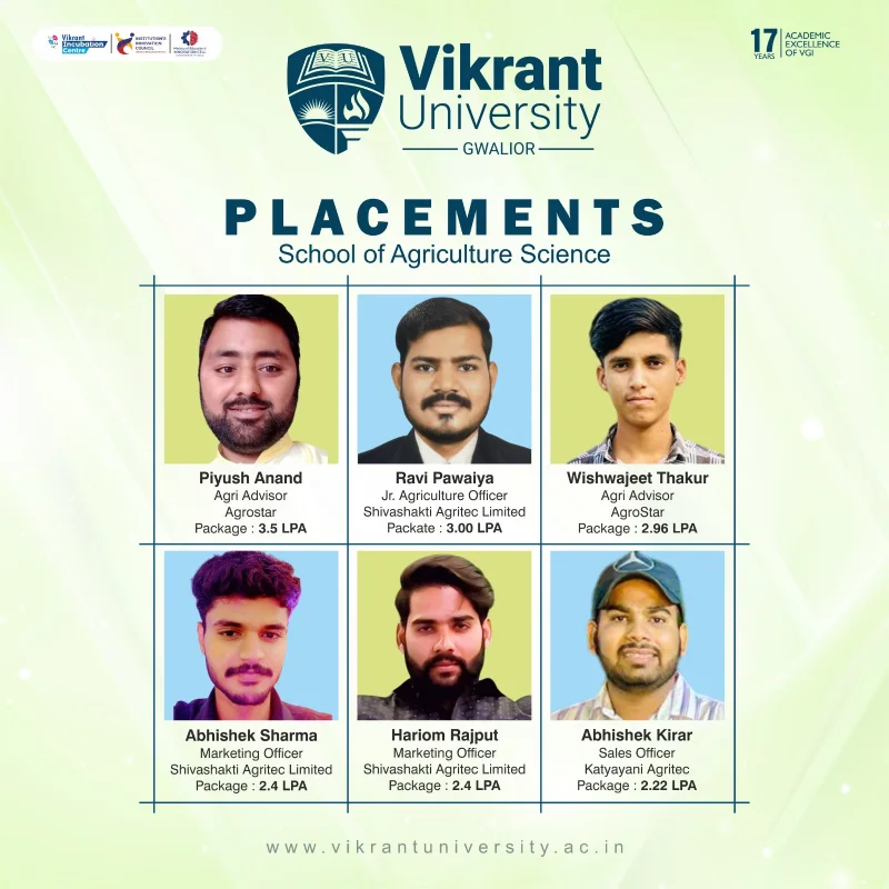 School of agriculture placements 2025